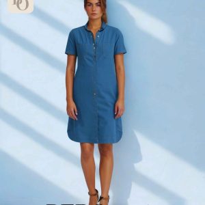Vestido corto denim Azul serena