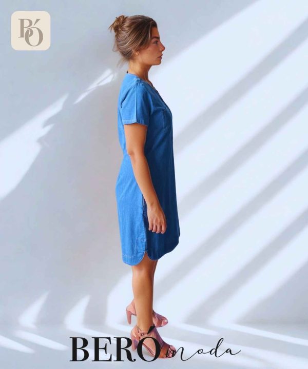 Vestido corto denim Azul serena - Image 3
