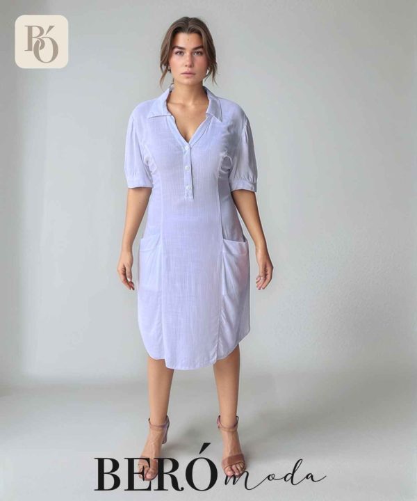 Vestido Camisero Blanco