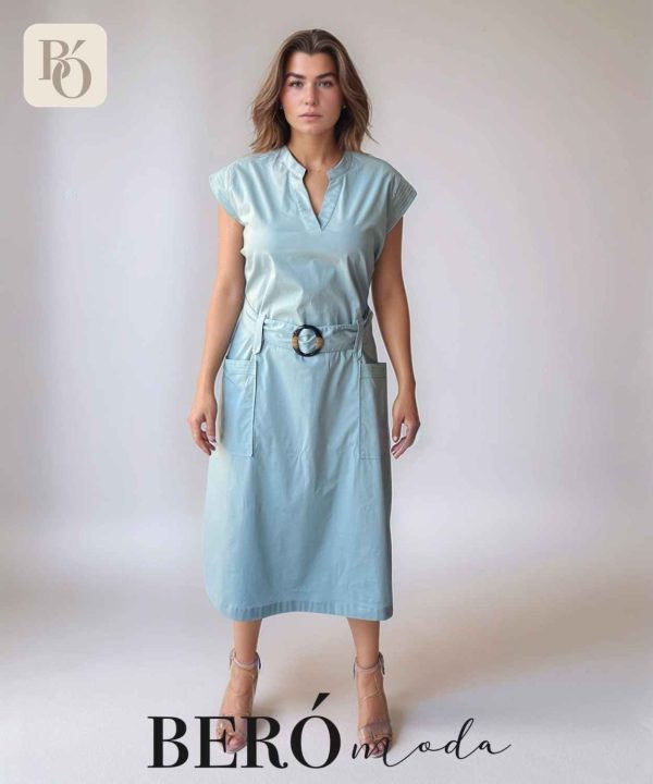 Vestido Safari Menta