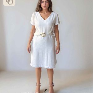 Vestido corto Blanco