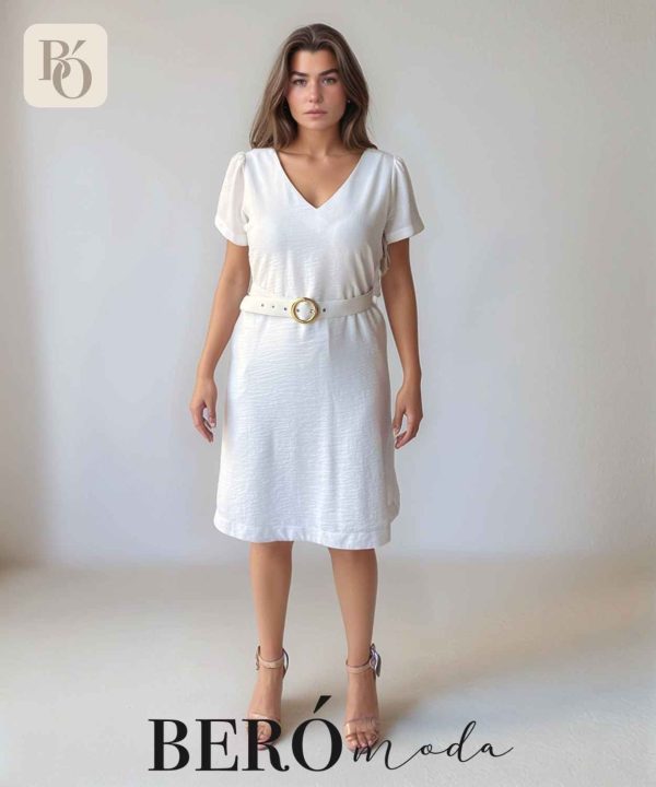 Vestido corto Blanco