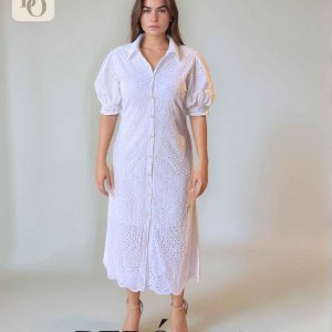 Vestido Hoja Rota Blanco
