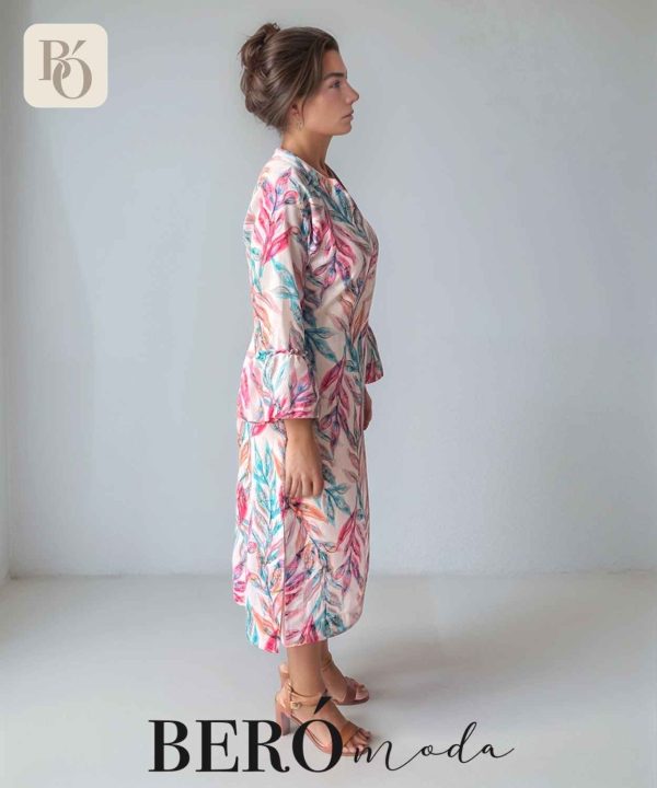 Vestido mangas estampado - Image 3