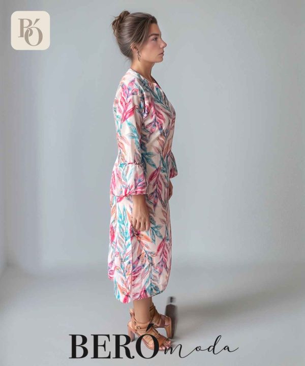 Vestido mangas estampado - Image 4