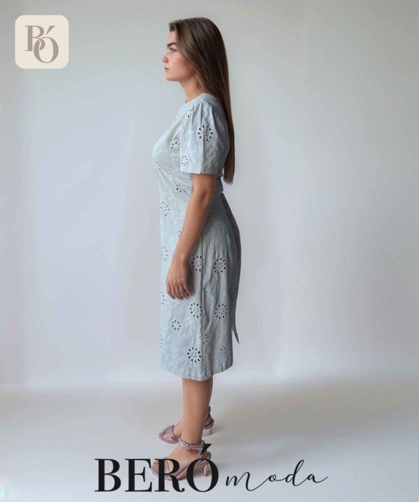 Vestido Ojalillo Marfil - Image 3