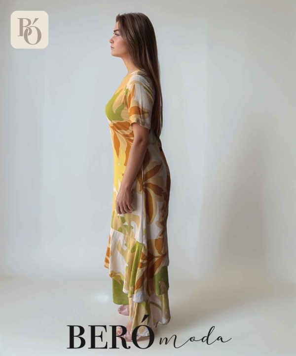 Vestido midi Estampado Tropical - Image 2