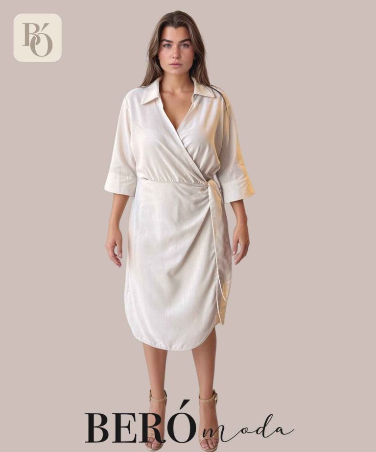 Vestido Lino Beige